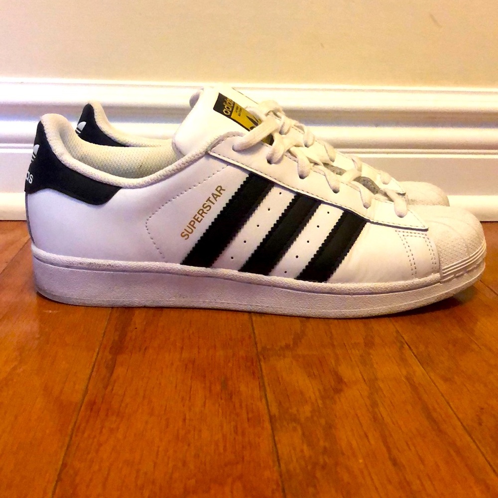 Adidas originals white women’s Superstar sneaker